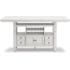 image:imageSignature Design by Ashley Counter Height Dining Extension Table TrestleAntique White
