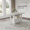 image:imageSignature Design by Ashley Counter Height Dining Extension Table TrestleAntique White