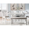 image:imageSignature Design by Ashley Counter Height Dining Extension Table TrestleAntique White