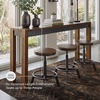 image:imageSignature Design by Ashley Counter Height Dining Table 72in Behind CouchBrown