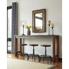 image:imageSignature Design by Ashley Counter Height Dining Table 72in Behind CouchBrown