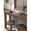 image:imageSignature Design by Ashley Counter Height Dining Table 72in Behind CouchBrown