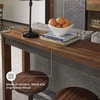 image:imageSignature Design by Ashley Counter Height Dining Table 72in Behind CouchBrown