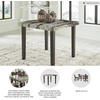 image:imageSignature Design by Ashley Counter Height Dining Table Square Faux Marble