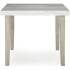 image:imageSignature Design by Ashley Counter Height Dining Table Square Faux Marble