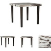 image:imageSignature Design by Ashley Counter Height Dining Table Square Faux Marble