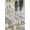 image:imageSignature Design by Ashley Counter Height Dining Table Square Faux Marble