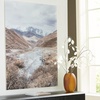image:imageSignature Design by Ashley Darinby Contemporary Nature Glass Wall Art 36 x 48 Inches Medium Brown amp Light Gray