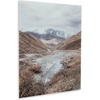 image:imageSignature Design by Ashley Darinby Contemporary Nature Glass Wall Art 36 x 48 Inches Medium Brown amp Light Gray