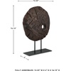 image:imageSignature Design by Ashley Dashburn Casual Wood Sculpture Black amp Dark BrownDark Brown  Black