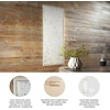 image:imageSignature Design by Ashley Daxonport Modern Canvas Textured Wall Art 24 x 60 Inch White amp Gray