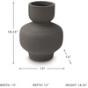 image:imageSignature Design by Ashley Decorative Table Vase 18 Inch BrownDark Brown