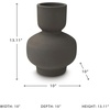 image:imageSignature Design by Ashley Decorative Table Vase 18 Inch BrownDark Brown