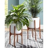 image:imageSignature Design by Ashley Dorcey Mid Century Planter with Stand Set of 2MidCentury Modern
