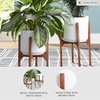 image:imageSignature Design by Ashley Dorcey Mid Century Planter with Stand Set of 2MidCentury Modern