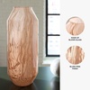 image:imageSignature Design by Ashley Dushby Vase Blown Glass Vase With Blush Pink Swirl Finish Modern Accent for Faux and Dried Florals 688 W x 688 D x 95 H625 W x 625 D x 15 H