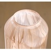 image:imageSignature Design by Ashley Dushby Vase Blown Glass Vase With Blush Pink Swirl Finish Modern Accent for Faux and Dried Florals 688 W x 688 D x 95 H688 W x 688 D x 20 H