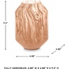 image:imageSignature Design by Ashley Dushby Vase Blown Glass Vase With Blush Pink Swirl Finish Modern Accent for Faux and Dried Florals 688 W x 688 D x 95 H688 W x 688 D x 10 H