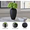 image:imageSignature Design by Ashley Etney 105 Contemporary Glass Vase Almost Black10 in