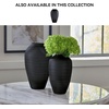 image:imageSignature Design by Ashley Etney 105 Contemporary Glass Vase Almost Black10 in