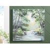 image:imageSignature Design by Ashley Evermaddick Contemporary Landscape Wall Art 36 x 36 Inches Green amp Gray