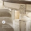 image:imageSignature Design by Ashley Extendable Round to Oval Dining Table WhiteWhitewash