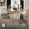 image:imageSignature Design by Ashley Extendable Round to Oval Dining Table WhiteWhitewash