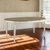 image:imageSignature Design by Ashley Extendable Round to Oval Dining Table WhiteWhitewash