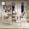 image:imageSignature Design by Ashley Extendable Round to Oval Dining Table WhiteWhitewash