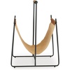 image:imageSignature Design by Ashley Faronworth Casual Leather Magazine Rack with Handle Light Brown amp Black