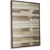 image:imageSignature Design by Ashley Framed Canvas Wall Art 36x48 Neutral Abstract