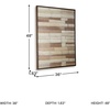 image:imageSignature Design by Ashley Framed Canvas Wall Art 36x48 Neutral Abstract