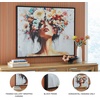 image:imageSignature Design by Ashley Framed Canvas Wall Art Floral Woman 50x40