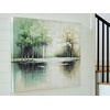 image:imageSignature Design by Ashley Garlenridge Contemporary Landscape Wall Art 48 x 36 Inches Green amp Light Brown