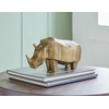 image:imageSignature Design by Ashley Gentwell Rhino Sculpture Gold Statue