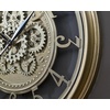 image:imageSignature Design by Ashley Giant Moving Gear Wall Clock Champagne