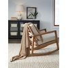 image:imageSignature Design by Ashley Gold Chenille Throw Blanket Soft Chunky KnitLight Brown