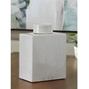 image:imageSignature Design by Ashley Haddworth Jar Ceramic Jar With OffWhite Crackle Glaze Accent Piece for Dining Room Den or Traditional Home Decor 8 W x 475 D x 11 H1549 Ounces