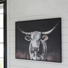 image:imageSignature Design by Ashley Harlandale Framed Canvas Wall Art Longhorn Cow