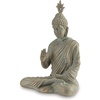 image:imageSignature Design by Ashley Hosgrove Cultural Tabletop Paper Composite Sitting Buddha Sculpture Metallic amp Green