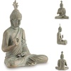 image:imageSignature Design by Ashley Hosgrove Cultural Tabletop Paper Composite Sitting Buddha Sculpture Metallic amp Green