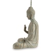 image:imageSignature Design by Ashley Hosgrove Cultural Tabletop Paper Composite Sitting Buddha Sculpture Metallic amp Green