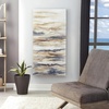 image:imageSignature Design by Ashley Joely 1Piece Canvas Wall Art 30x60 BlueTan