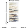 image:imageSignature Design by Ashley Joely 1Piece Canvas Wall Art 30x60 BlueTan