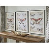 image:imageSignature Design by Ashley Jossletts Framed Wall Art Set of 3 Butterfly