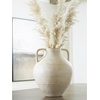 image:imageSignature Design by Ashley Justy Large Terra Cotta Vase Antiqued Beige