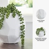 image:imageSignature Design by Ashley Karenton Coastal Indoor 10 HandCarved Glass Tabletop Vase White75 W x 75 D x 7 H