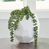 image:imageSignature Design by Ashley Karenton Coastal Indoor 10 HandCarved Glass Tabletop Vase White75 W x 75 D x 7 H