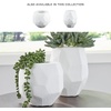 image:imageSignature Design by Ashley Karenton Coastal Indoor 10 HandCarved Glass Tabletop Vase White775 W x 775 D x 10 H