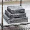image:imageSignature Design by Ashley Keldy Modern 3 Piece Metal amp Wood Storage Box Set Antique GrayAntique Gray